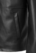 Oversized Lederjacke