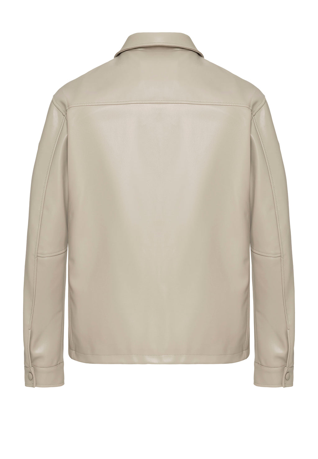 Oversized Lederjacke