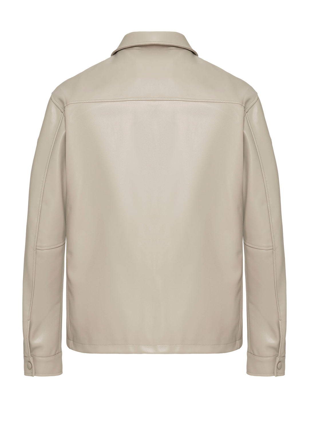 Oversized Lederjacke