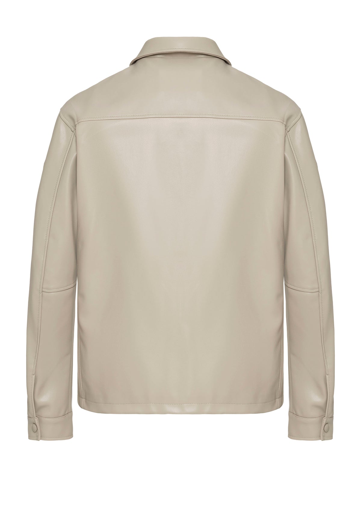 Oversized Lederjacke