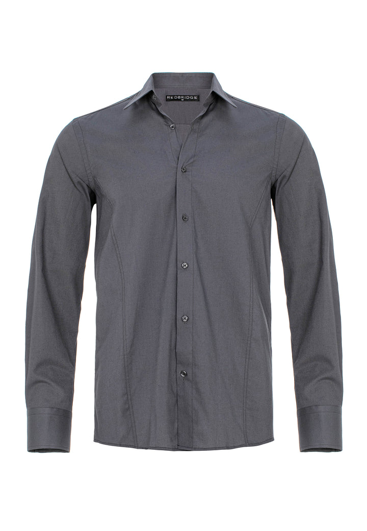 Herren Basic Slim Fit Hemd