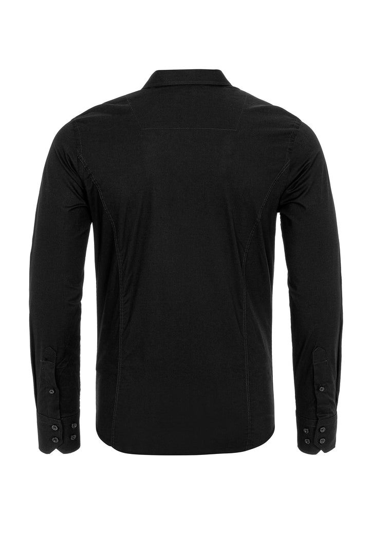 Herren Basic Slim Fit Hemd