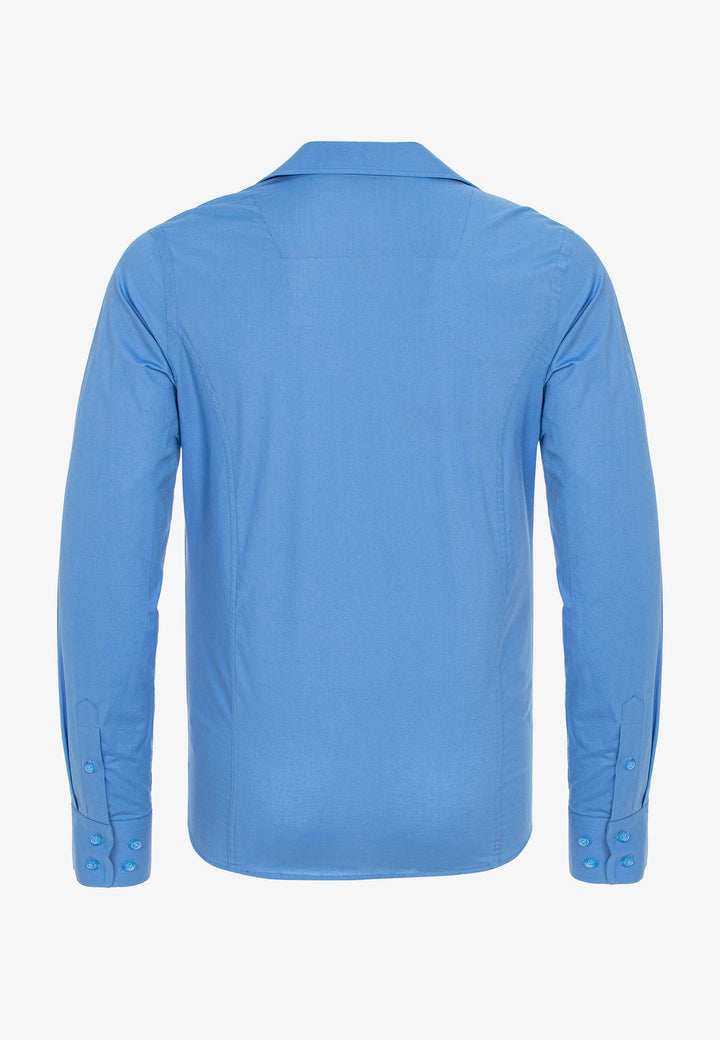 Herren Basic Slim Fit Hemd