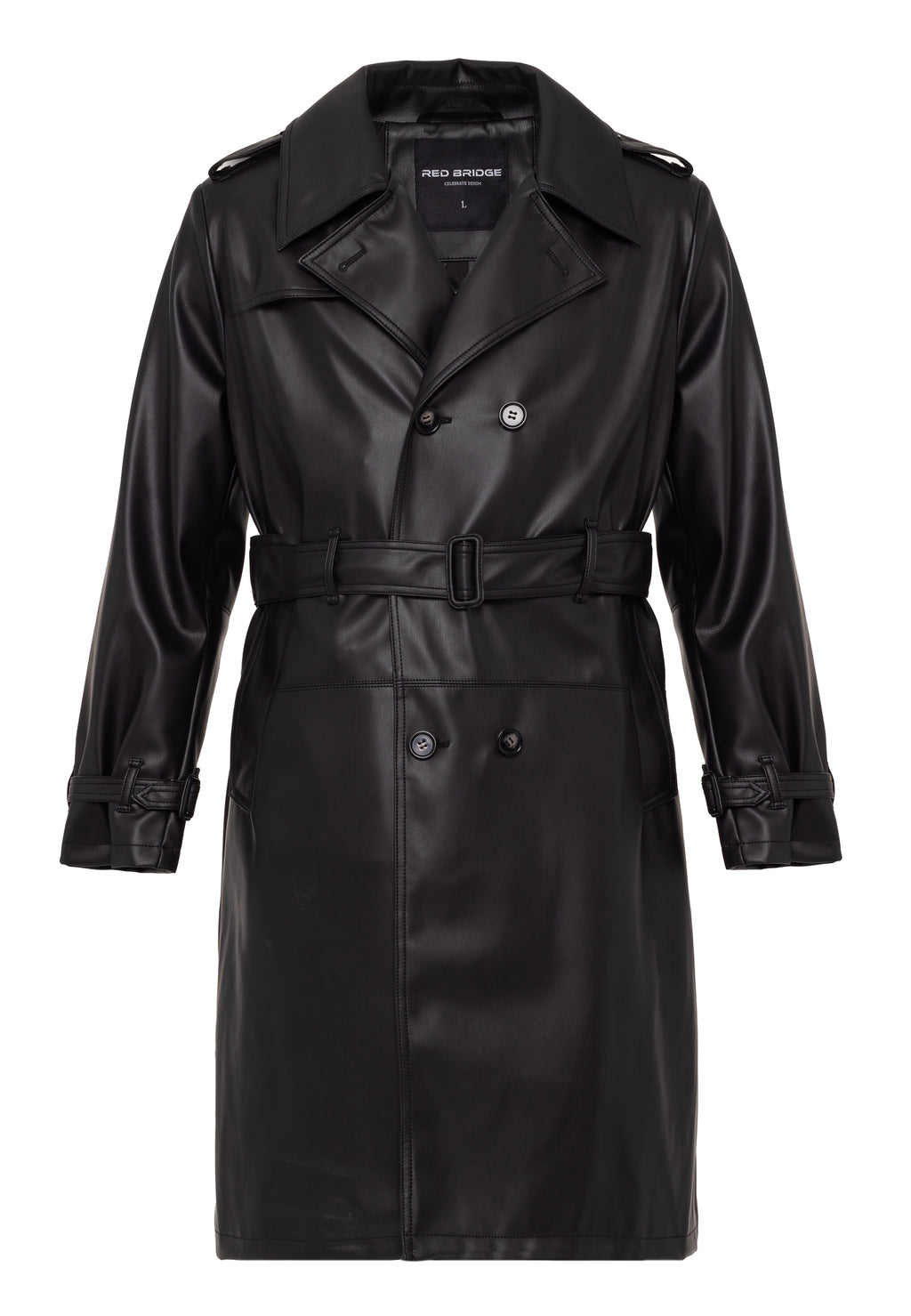 Trenchcoat Ledermantel