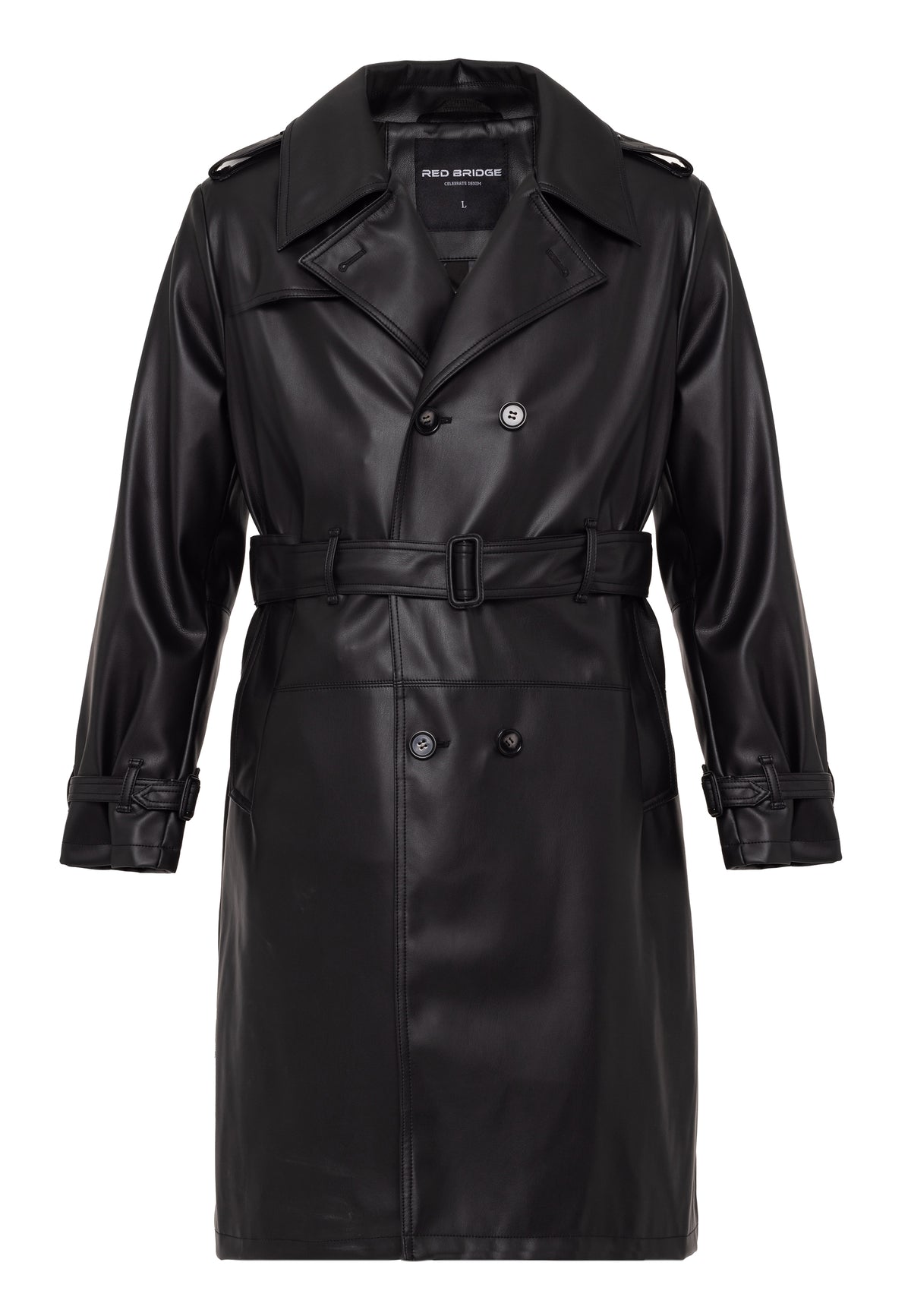 Trenchcoat Ledermantel