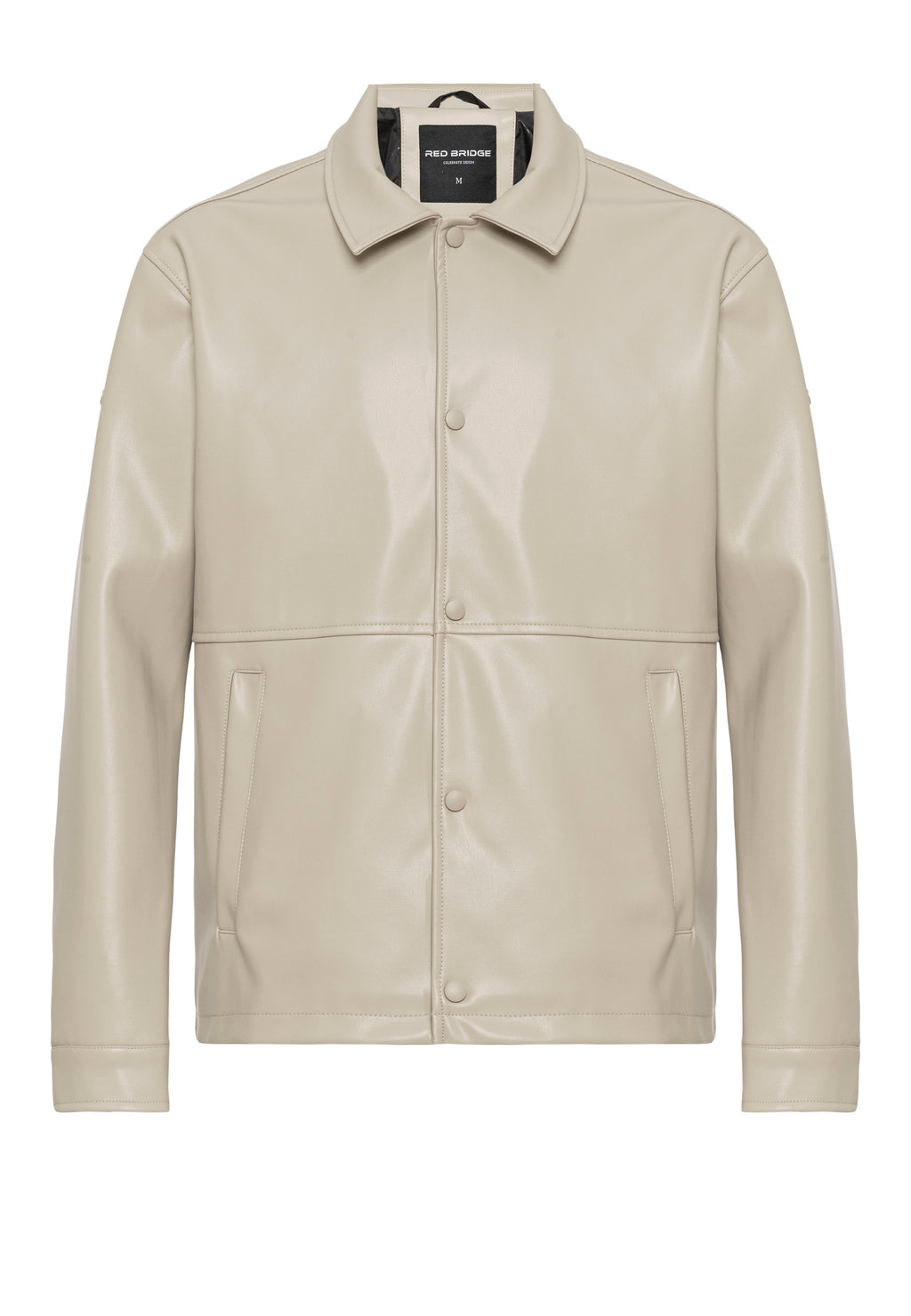 Oversized Lederjacke