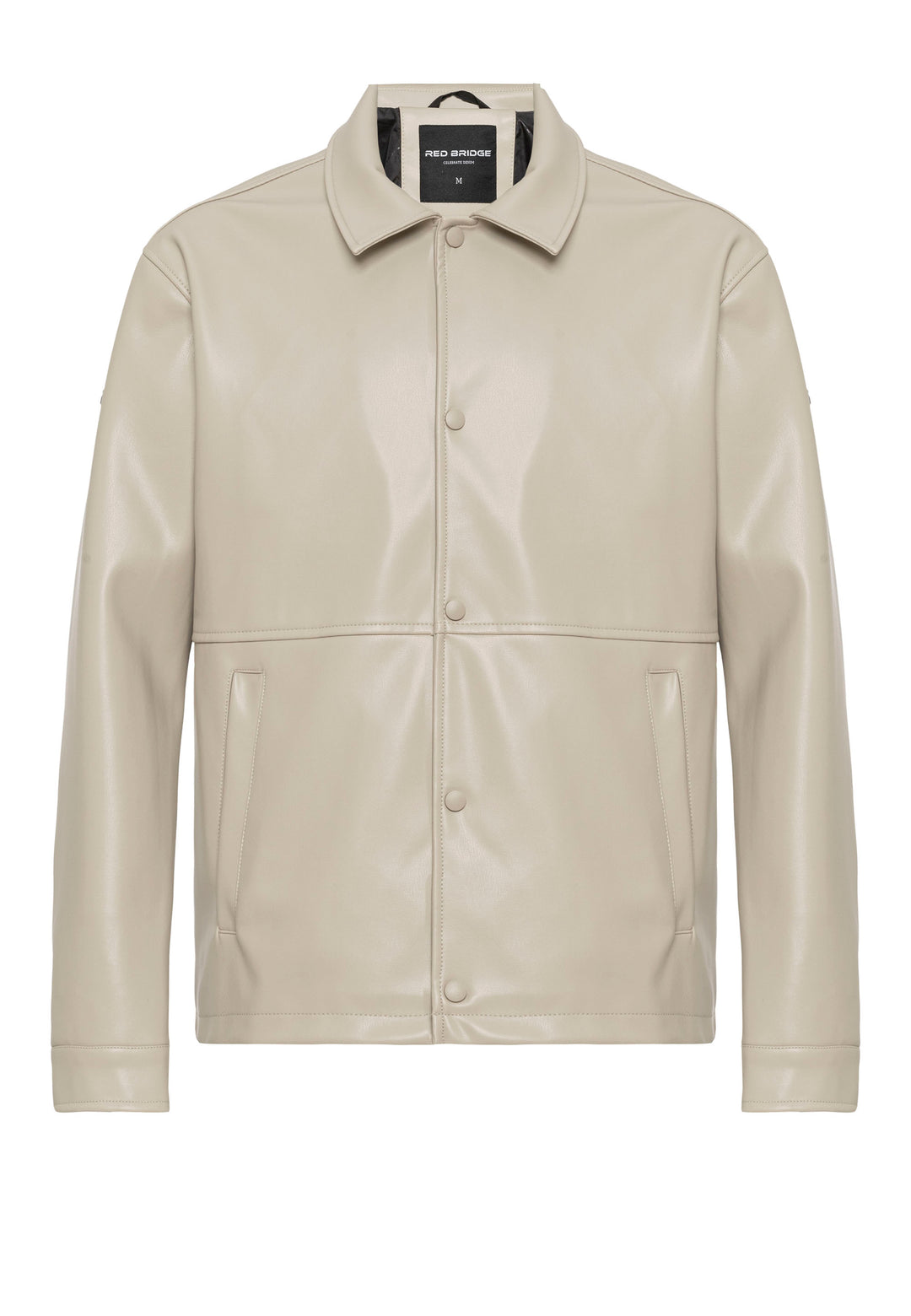 Oversized Lederjacke