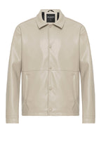 Oversized Lederjacke