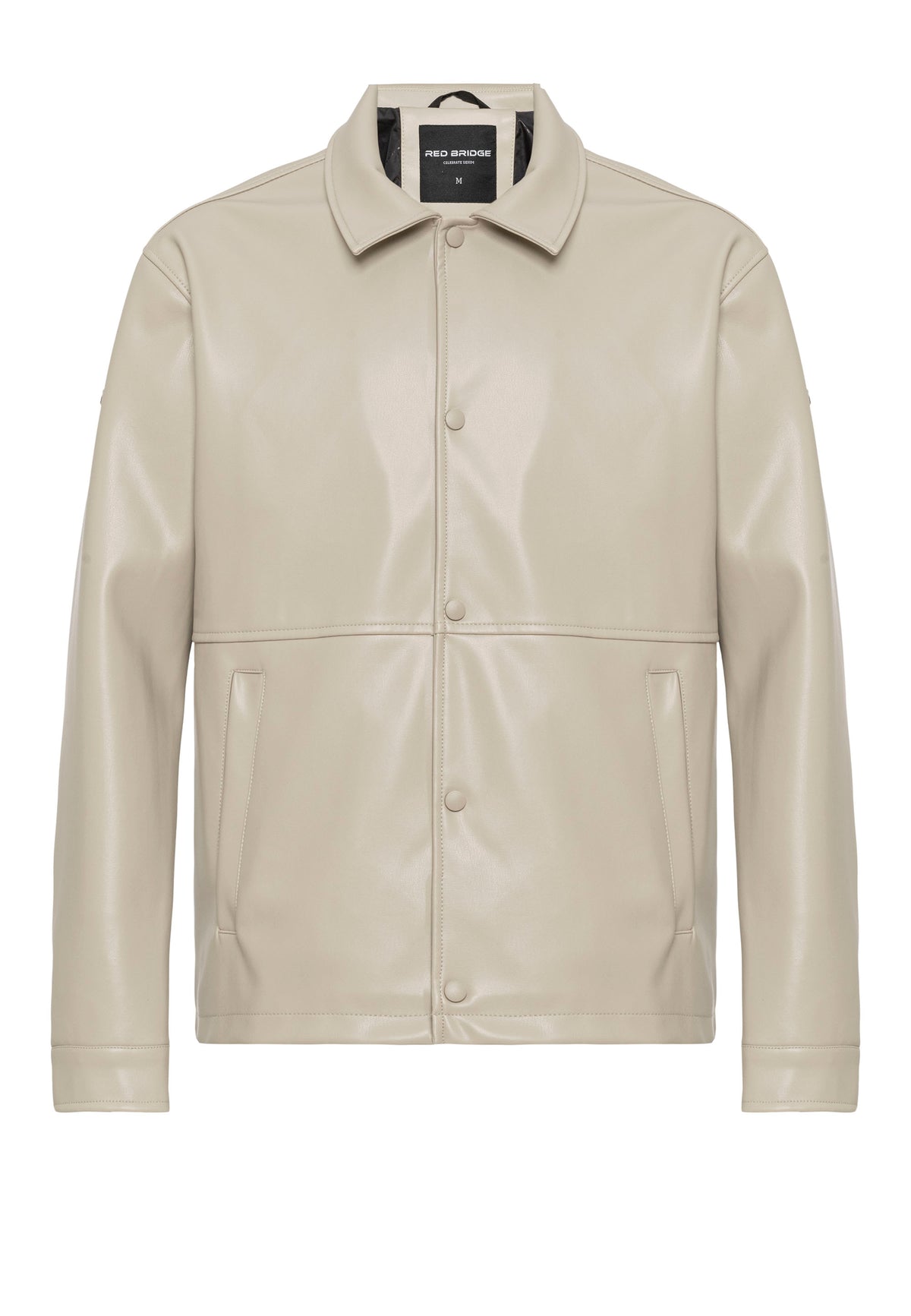 Oversized Lederjacke